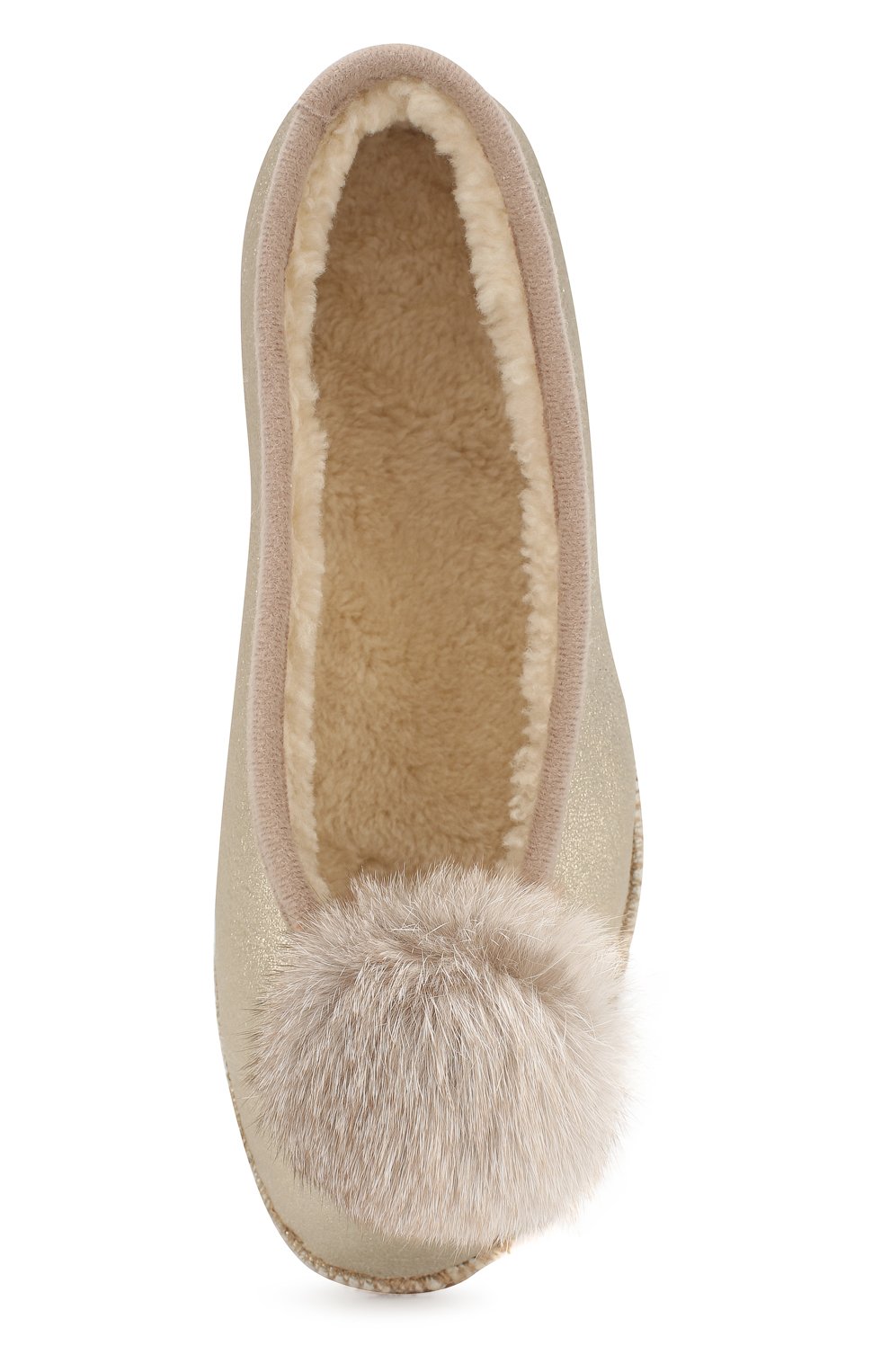 Домашние туфли из металлизированной кожи BABBI, арт. C0Y0TECIPRIAW0MEN, фото 5