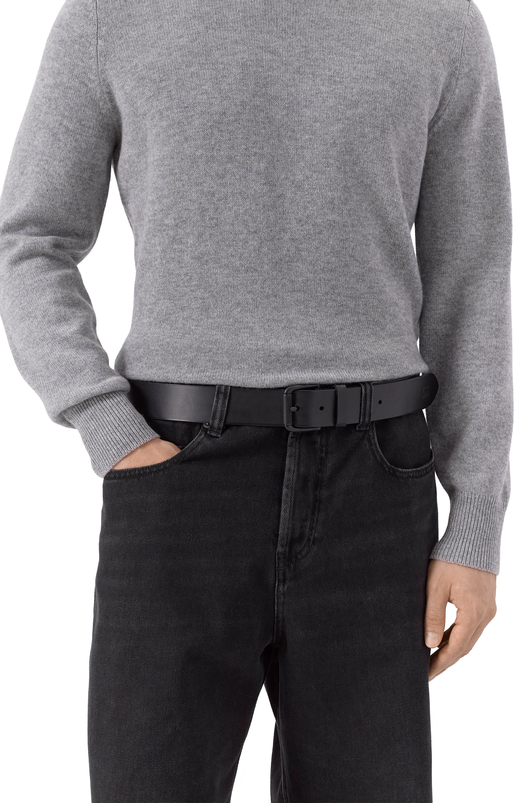 Кожаный ремень C.P. COMPANY, арт. 19CMAC294A110522A, фото 2