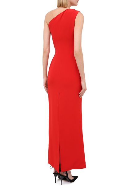 Шелковое платье VERSACE красного цвета по цене 311000 руб., арт. A87523/A217281, фото 4 Шелковое платье VERSACE, арт. A87523/A217281, фото 4