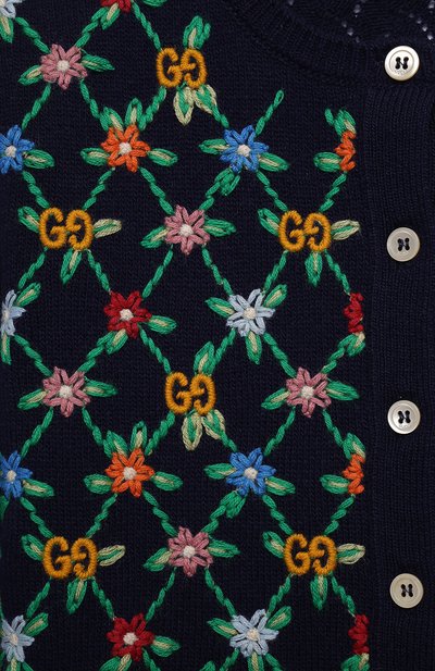 Шерстяной кардиган GUCCI, арт. 657347/XKBX9, фото 3