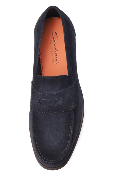 Замшевые пенни-лоферы quentin SANTONI, арт. MCQG18143PD5SRVR, фото 5