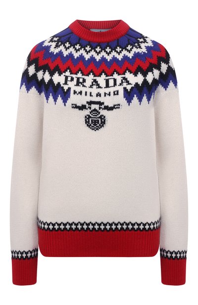 Кашемировый свитер PRADA, арт. P24N1O-10P8-F0009-212, фото 1