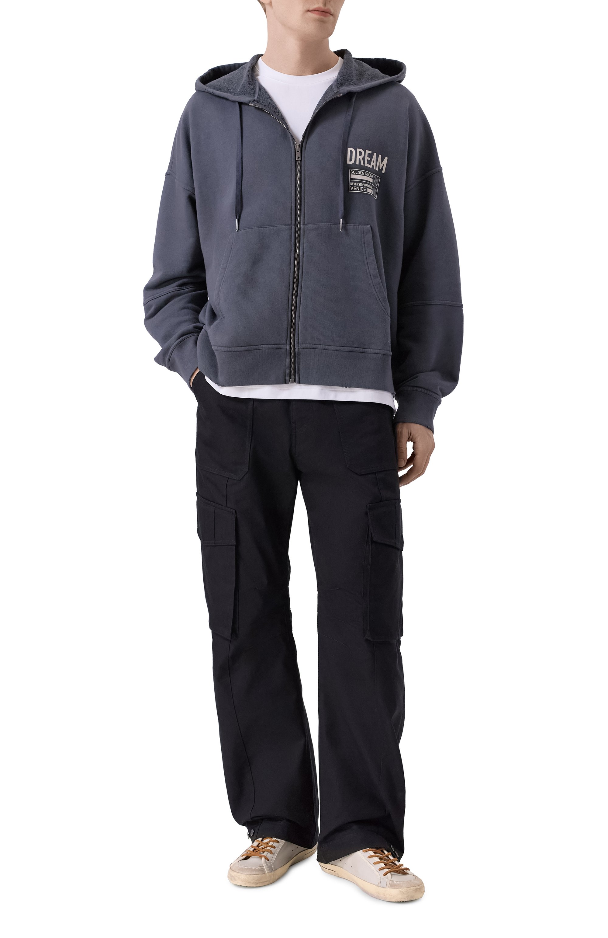 Кожаные кеды super-star GOLDEN GOOSE DELUXE BRAND, арт. GMF00595.F007338, фото 2