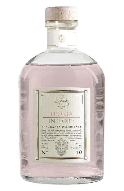 Диффузор peonia in fiore / &quot;цветок пиона&quot; (ваза 3000ml + рефил 6x500ml) LOGEVY FIRENZE 1965, арт. 8050519370097