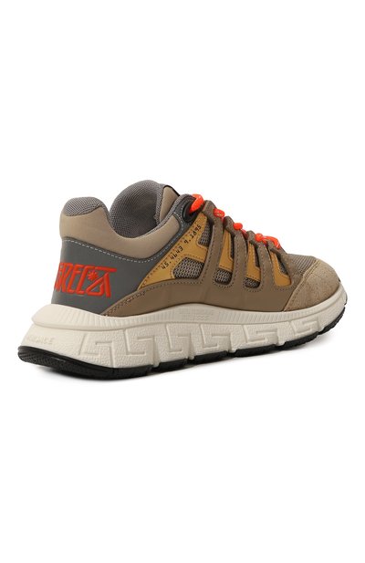 Комбинированные кроссовки trigreta VERSACE, арт. 1007482/1A09428/34-40, фото 3