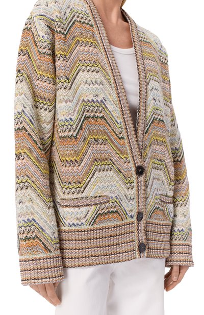 Кардиган MISSONI разноцветного цвета по цене 314500 руб., арт. DS26SM00/BC0068, фото 5 Кардиган MISSONI, арт. DS26SM00/BC0068, фото 5