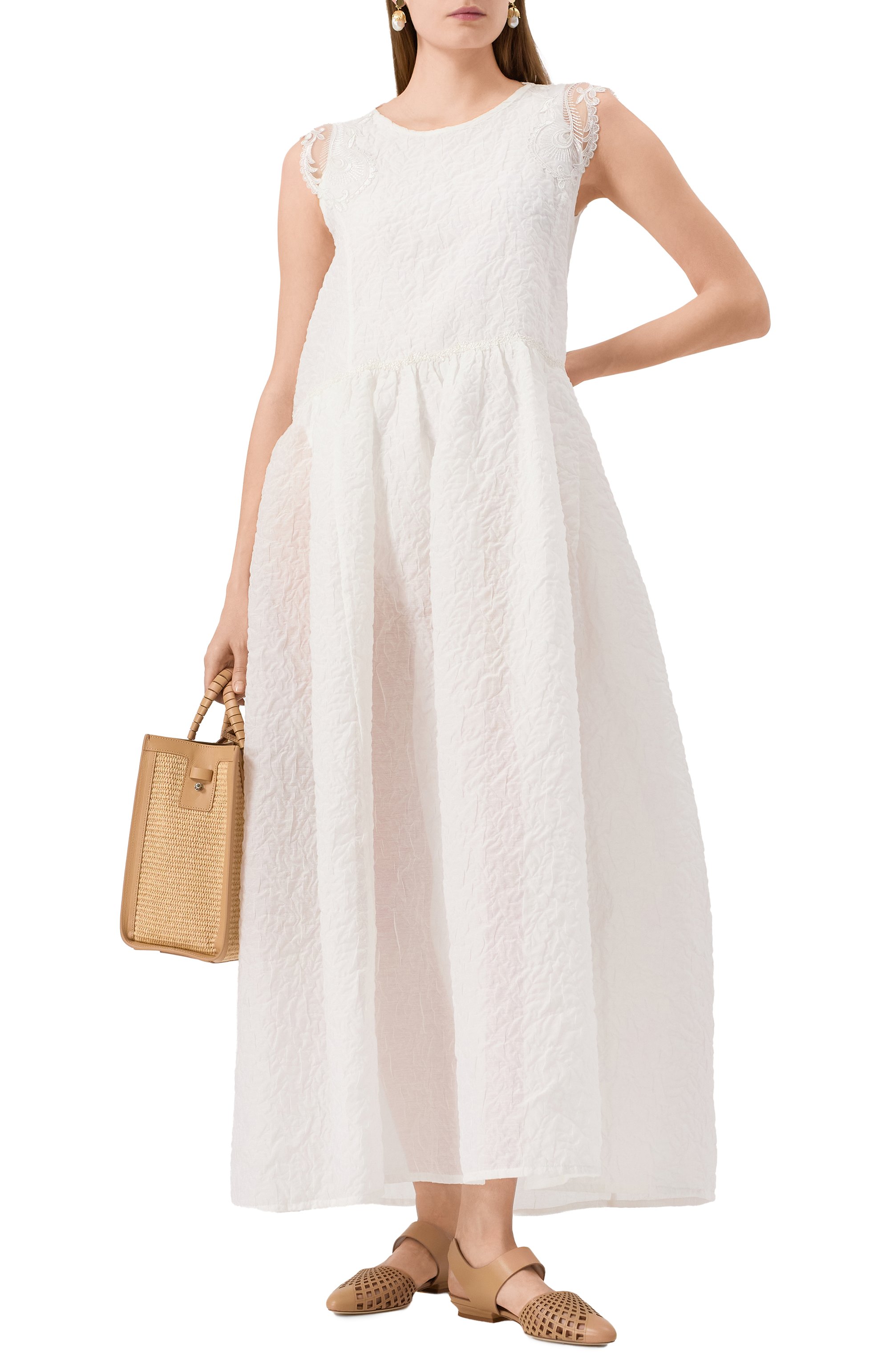 Платье из хлопка и вискозы MAURIZIO, арт. W06010879, фото 2