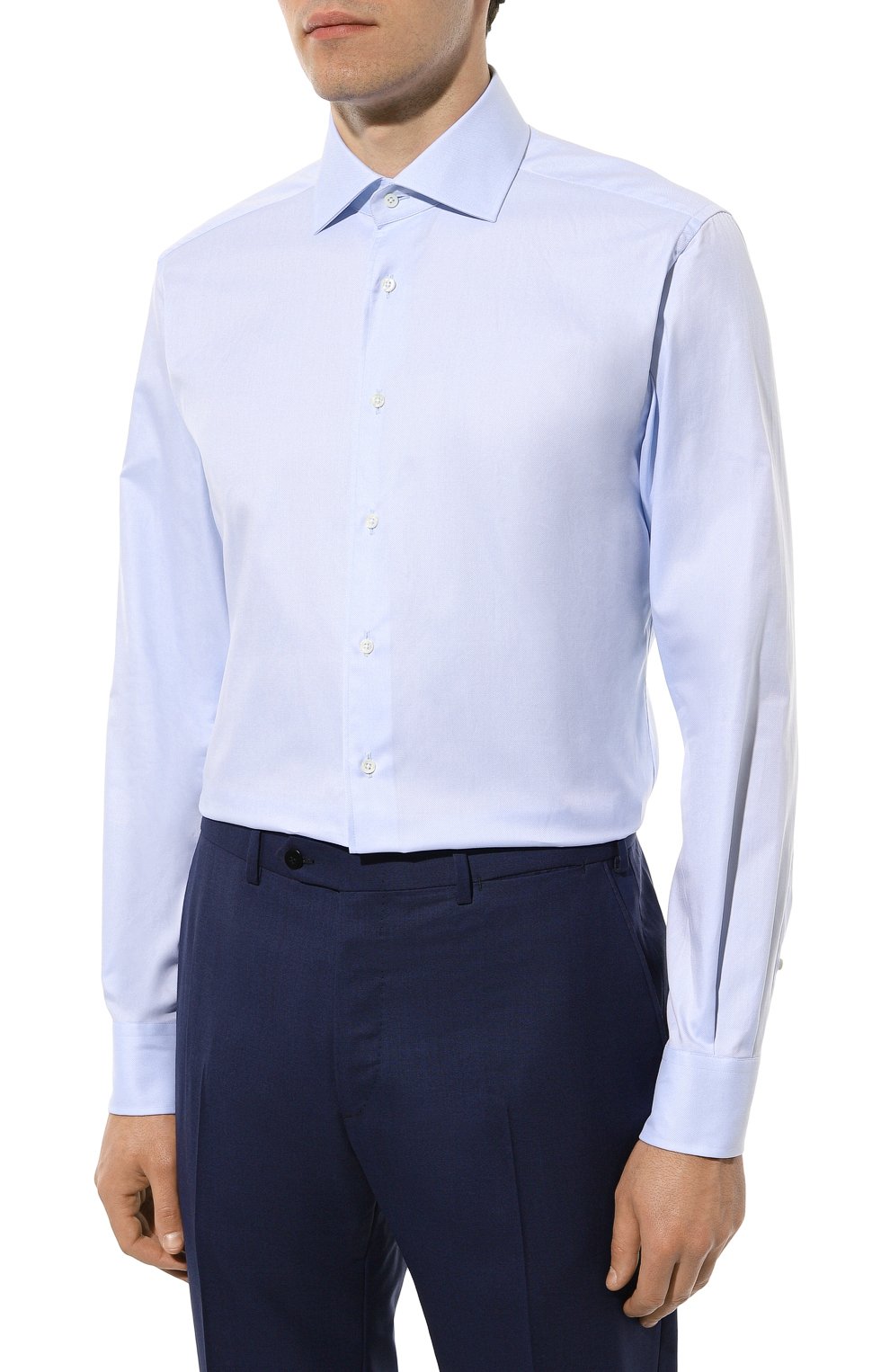 Хлопковая сорочка CORNELIANI, арт. 92P100-3811700, фото 4