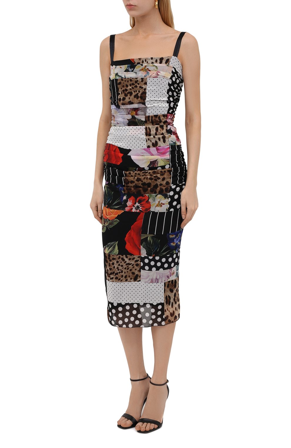 Шелковое платье DOLCE & GABBANA, арт. F6P0CT/GDX84, фото 3