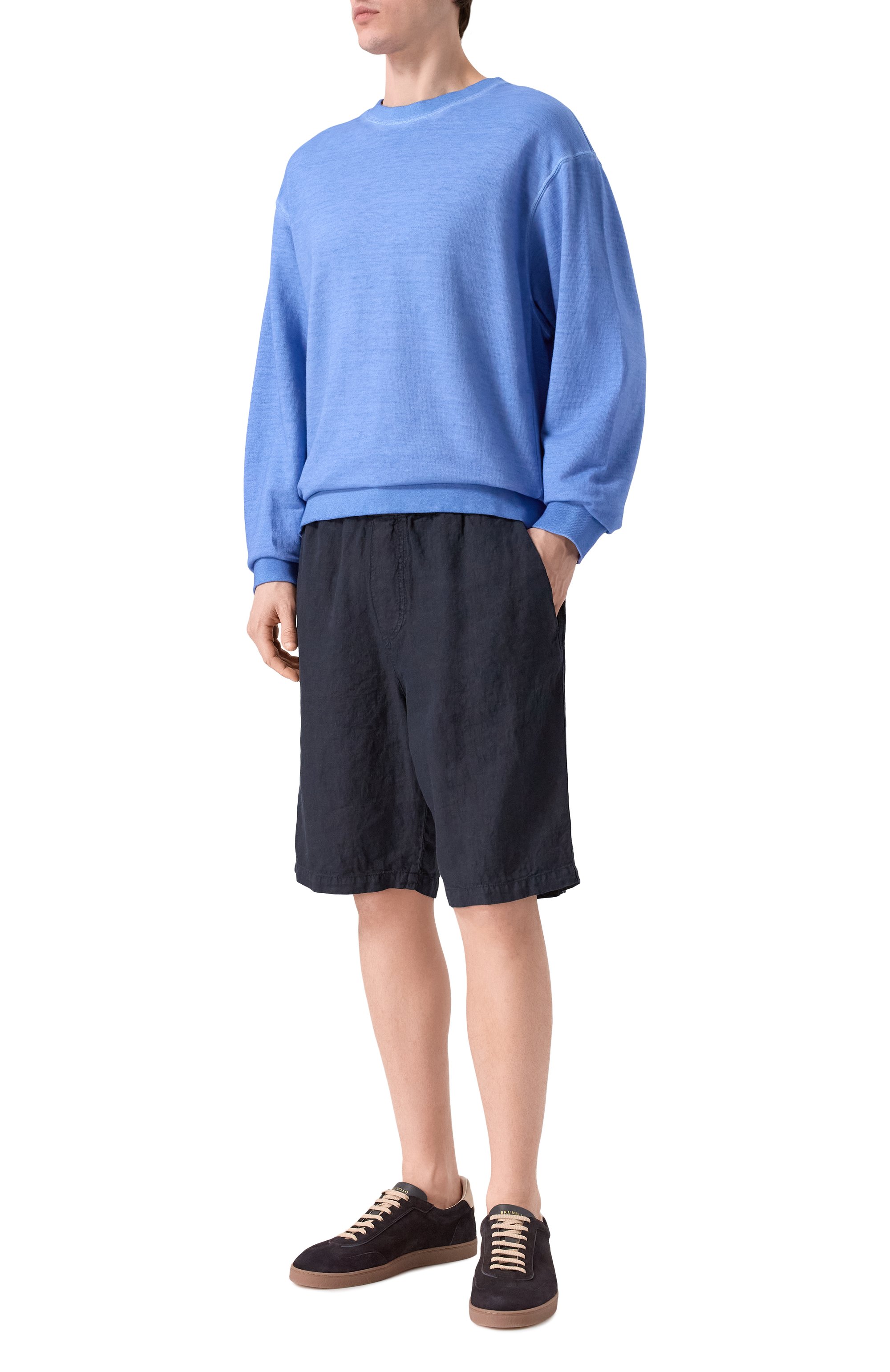 Льняные шорты 120% LINO, арт. 33ALIM29CM/0253/000, фото 2