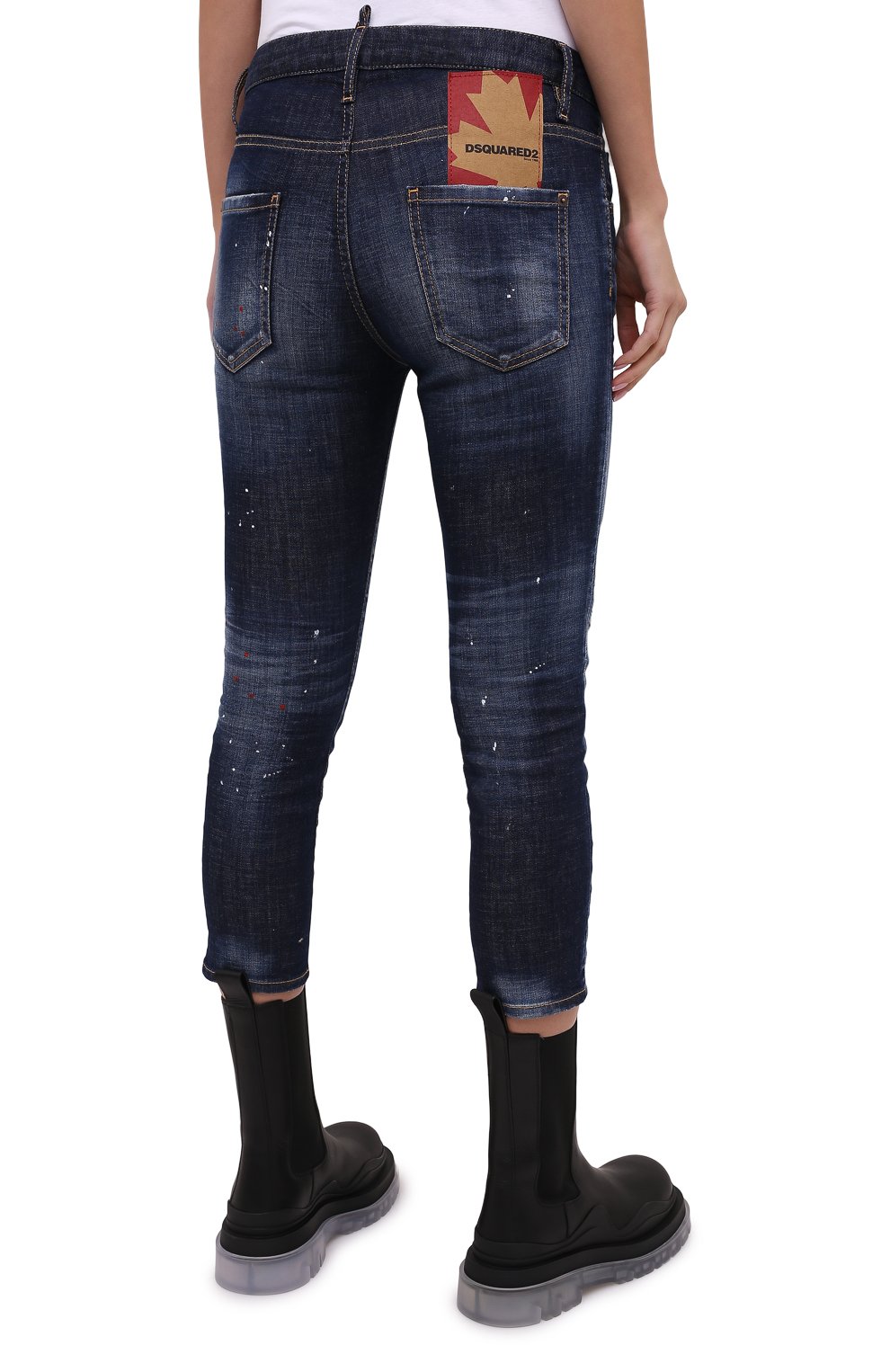Джинсы DSQUARED2 синего цвета по цене 43900 руб., арт. S72LB0354/S30342, фото 5 Джинсы DSQUARED2, арт. S72LB0354/S30342, фото 5