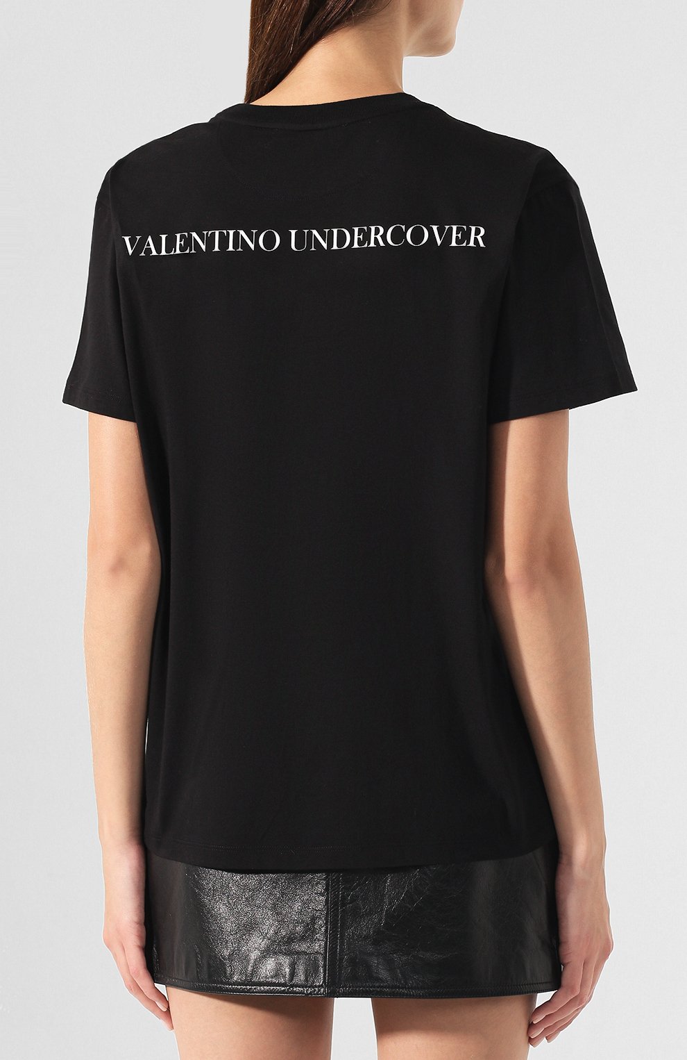 Хлопковая футболка VALENTINO, арт. SB0MG03D4WF, фото 4