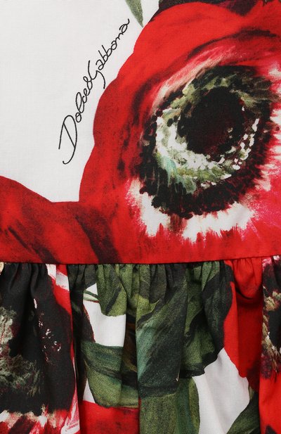 Хлопковый сарафан DOLCE & GABBANA, арт. L53DU9/HS5Q4/8-12+, фото 3