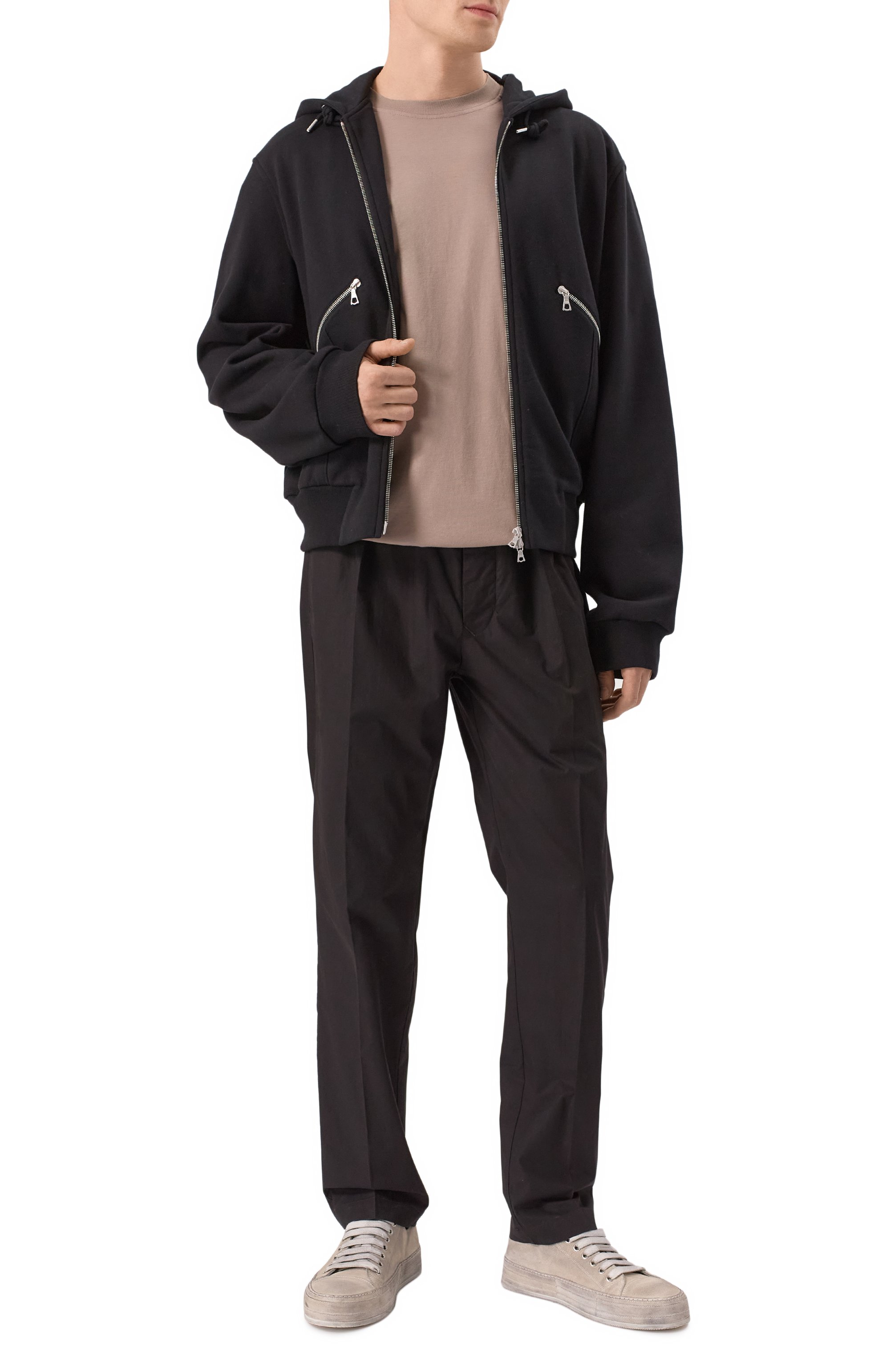 Хлопковые брюки RICK OWENS, арт. RU01E5390/P, фото 2