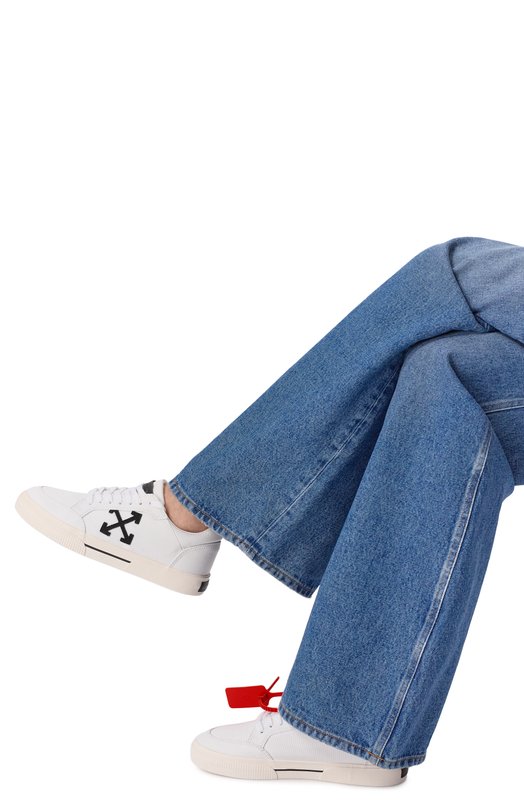 Текстильные кеды New Low Vulcanized Off-White 0WIA288C99FAB002 Белый  0WIA288C99FAB002 Фото 2