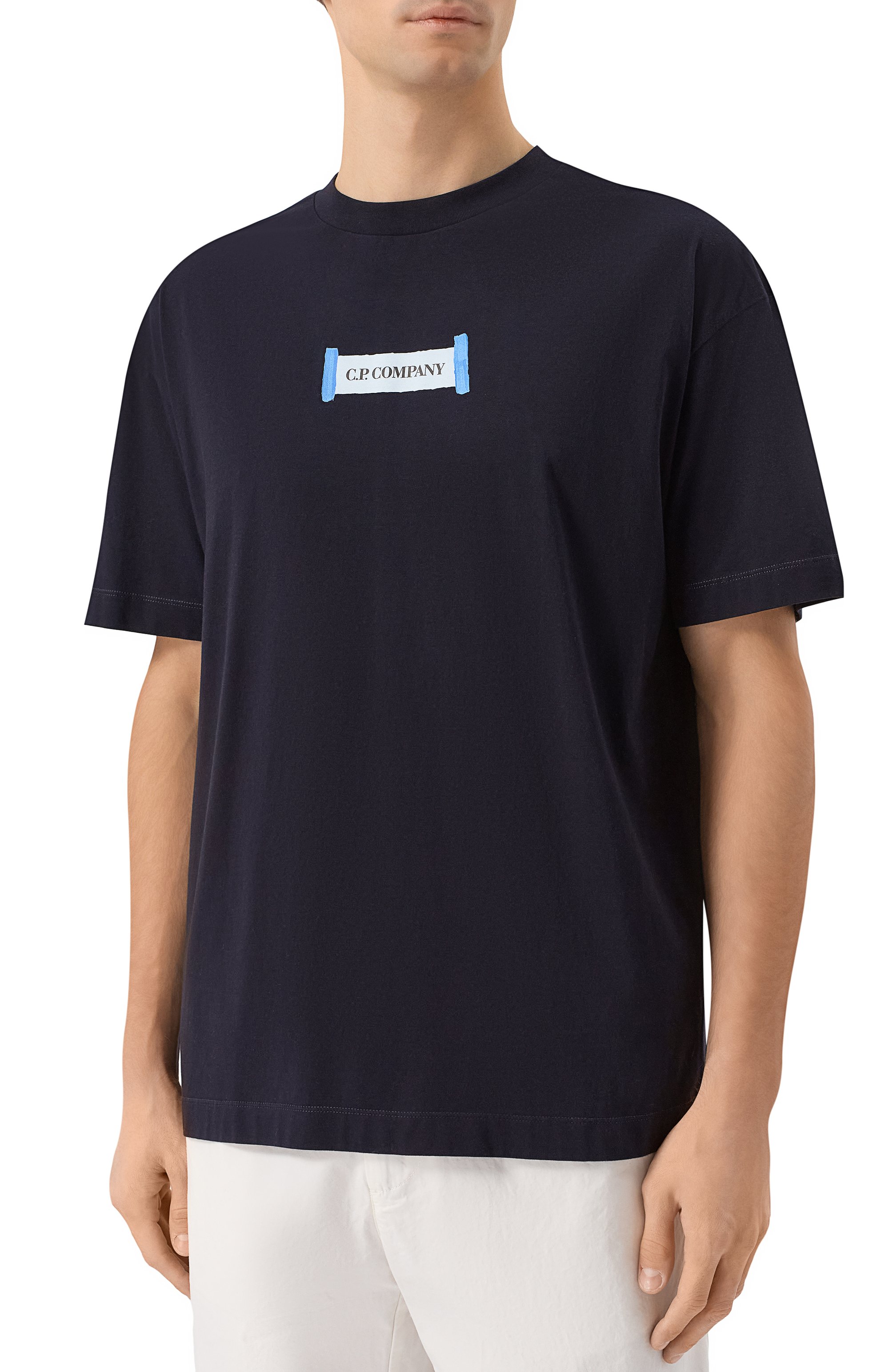 Хлопковая футболка C.P. COMPANY, арт. 18CMTS148A006586W, фото 3