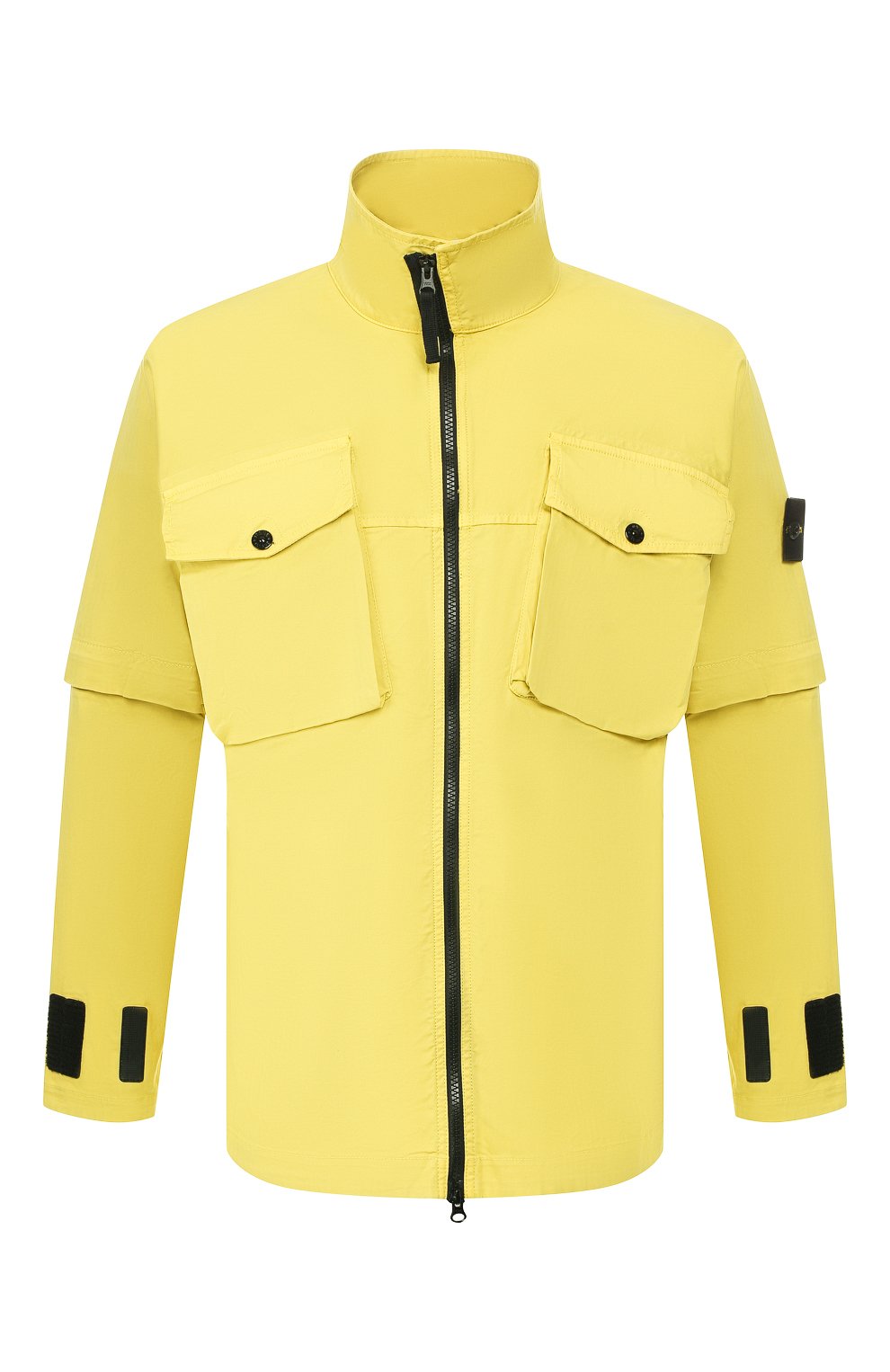Хлопковая куртка STONE ISLAND желтого цвета по цене 25050 руб., арт. 701510802, фото 1 Хлопковая куртка STONE ISLAND, арт. 701510802, фото 1