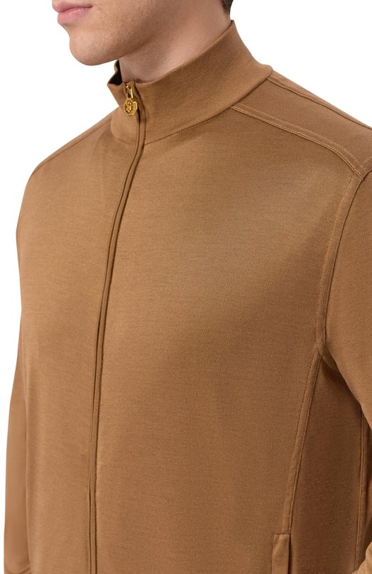 Шелковая толстовка Stefano Ricci K919511R31/R26190_001 Бежевый  K919511R31/R26190_001 Фото 5