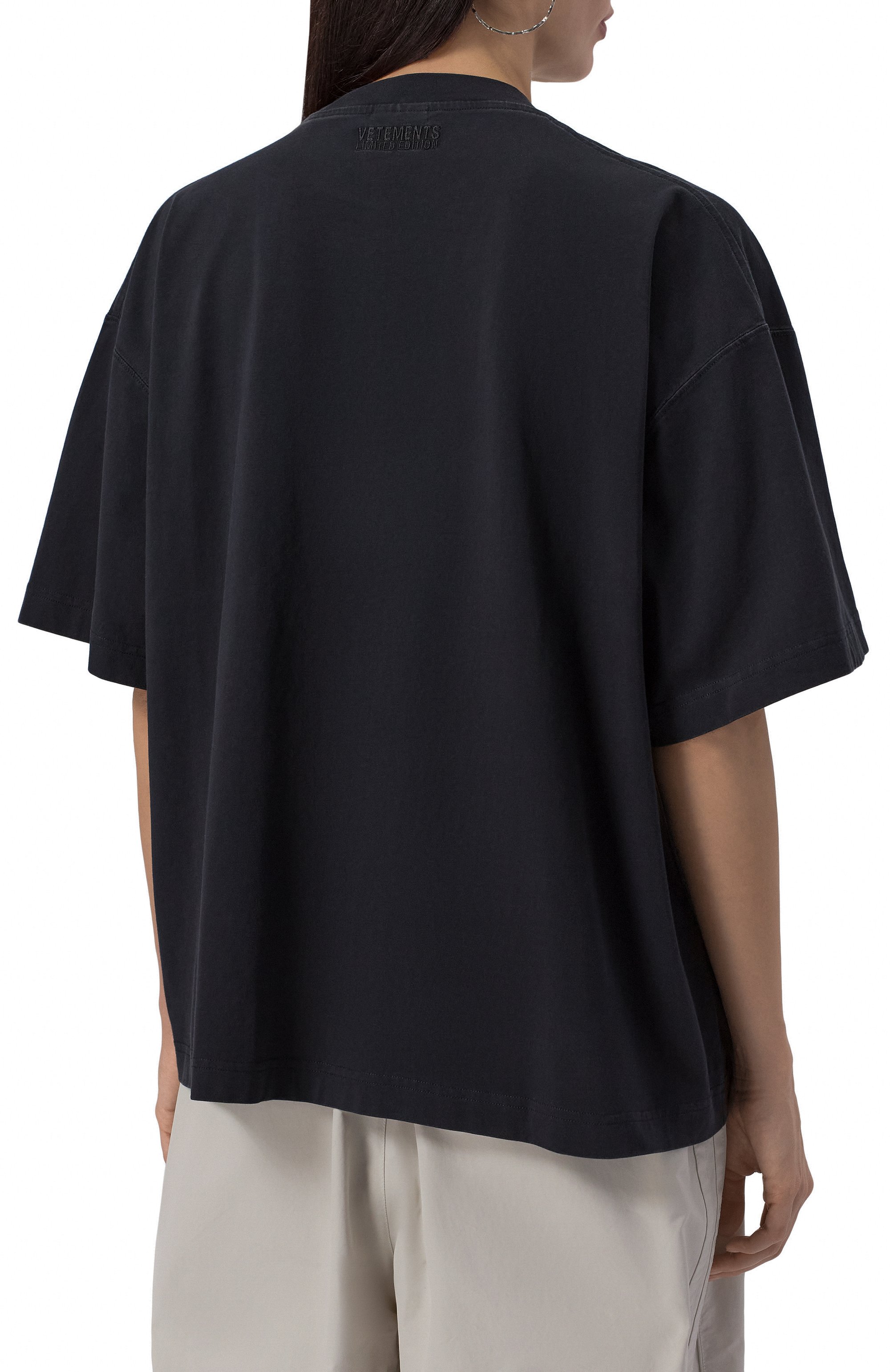 Хлопковая футболка VETEMENTS, арт. UH76TR660B/1000 LIGHT JERSEY, фото 7