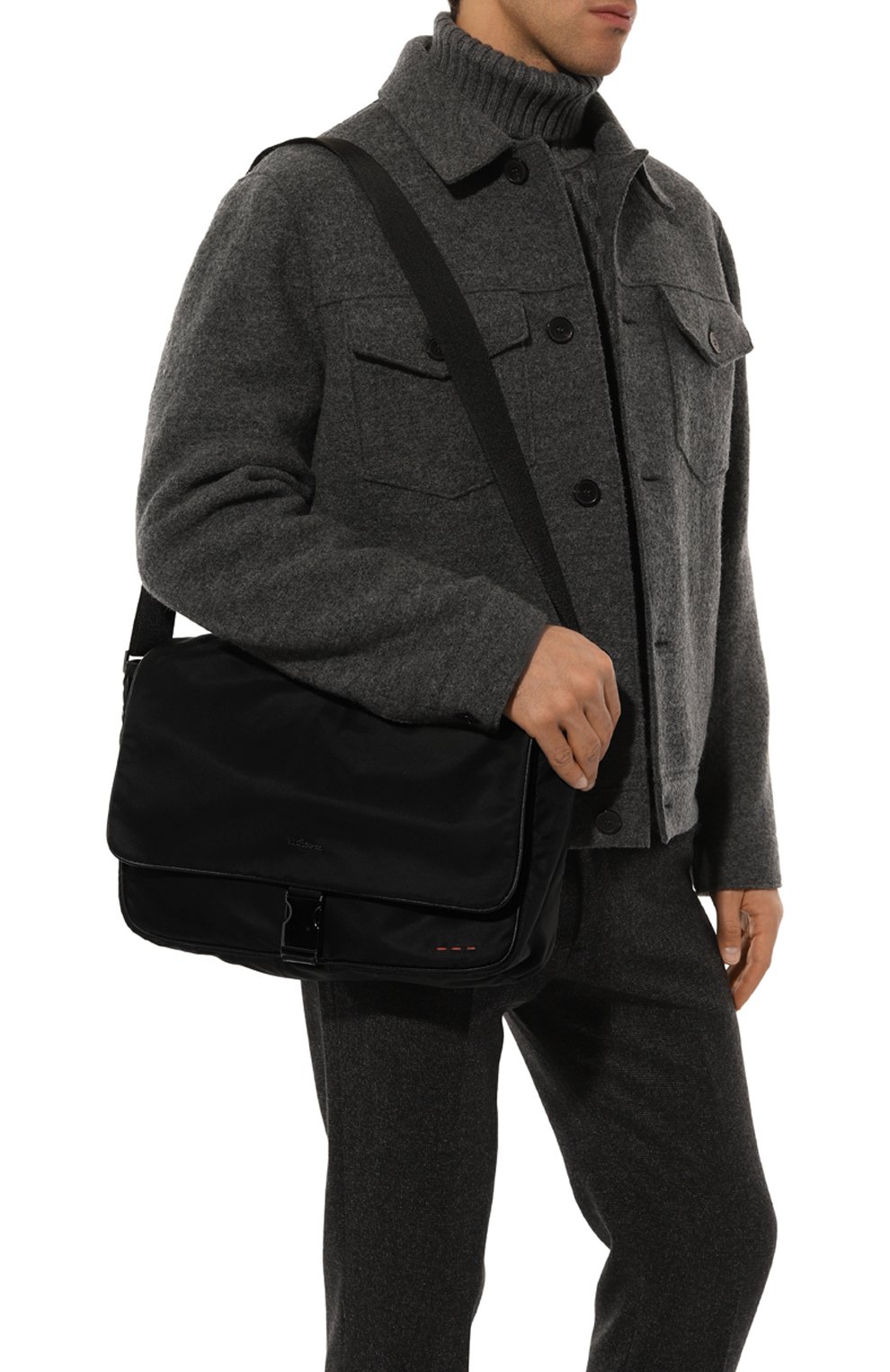 Сумка KITON черного цвета по цене 119000 руб., арт. UBA0053N0108701, фото 2 Сумка KITON, арт. UBA0053N0108701, фото 2