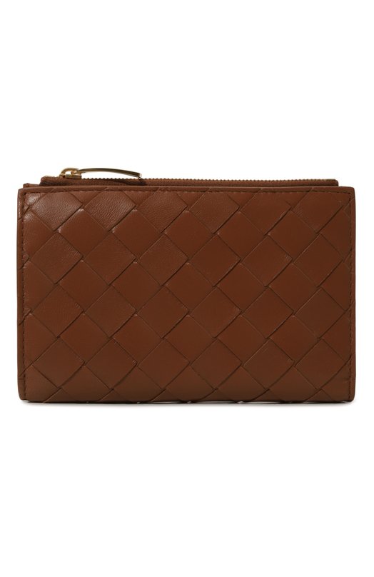 Кожаное портмоне Bottega Veneta 749940/VCPP2 Коричневый 749940/VCPP2