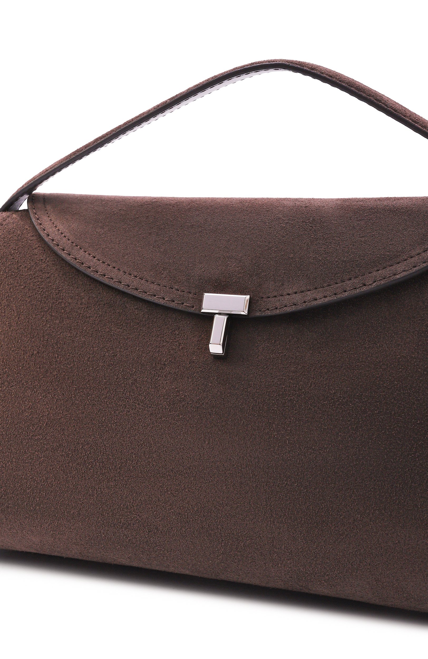 Сумка t-lock TOTEME темно-коричневого цвета по цене 163500 руб., арт. 241-WAL961-LE0004, фото 6 Сумка t-lock TOTEME, арт. 241-WAL961-LE0004, фото 6