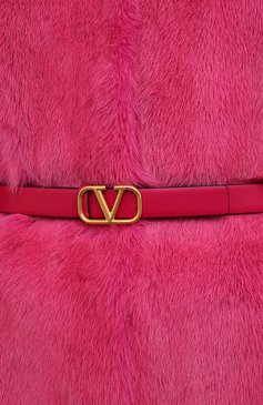 Женская шуба из меха норки VALENTINO фуксия цвета, арт. WF3FAN011AF | Фото 5 (Длина (верхняя одежда): До колена; Рукава: 3/4; Женское Кросс-КТ: Мех; Стили: Гламурный; Материал внешний: Натуральный мех; Драгоценные камни: Проставлено; Материал сплава: Проставлено; Кросс-КТ: Куртка)
