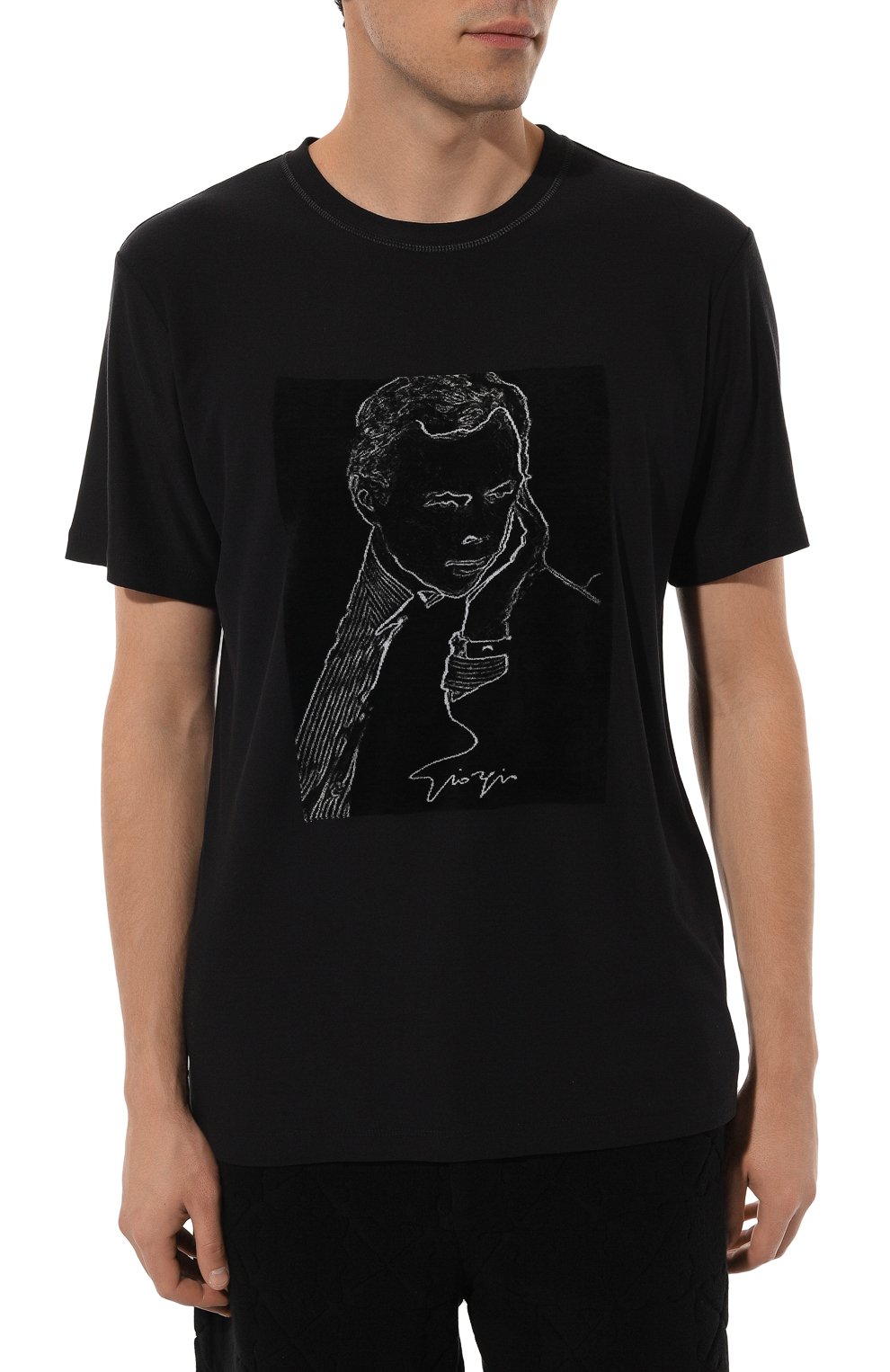 Футболка из вискозы GIORGIO ARMANI, арт. GM000237/AF12403, фото 3