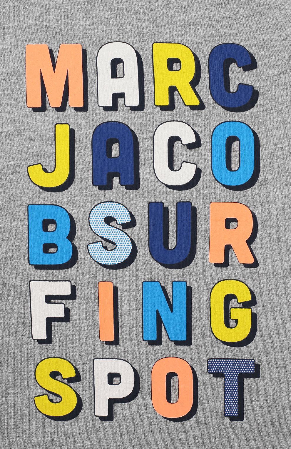 Хлопковая футболка MARC JACOBS (THE), арт. W05256/2A-3A, фото 3