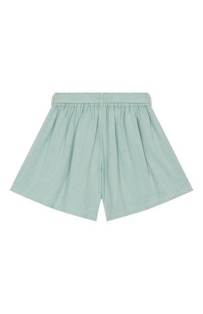 Хлопковые шорты OLGA VALENTINE светло-зеленого цвета по цене 6795 руб., арт. T17S/12A-16A, фото 2 Хлопковые шорты OLGA VALENTINE, арт. T17S/12A-16A, фото 2