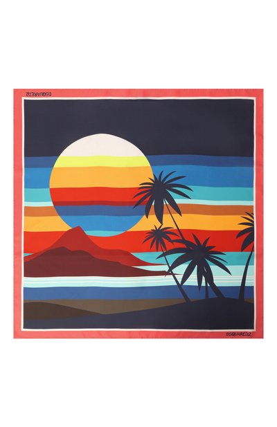 Шелковый платок DSQUARED2, арт. FUW0011, фото 4