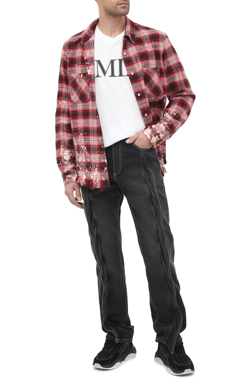 Хлопковая футболка AMIRI, арт. W0M03559CJ, фото 2