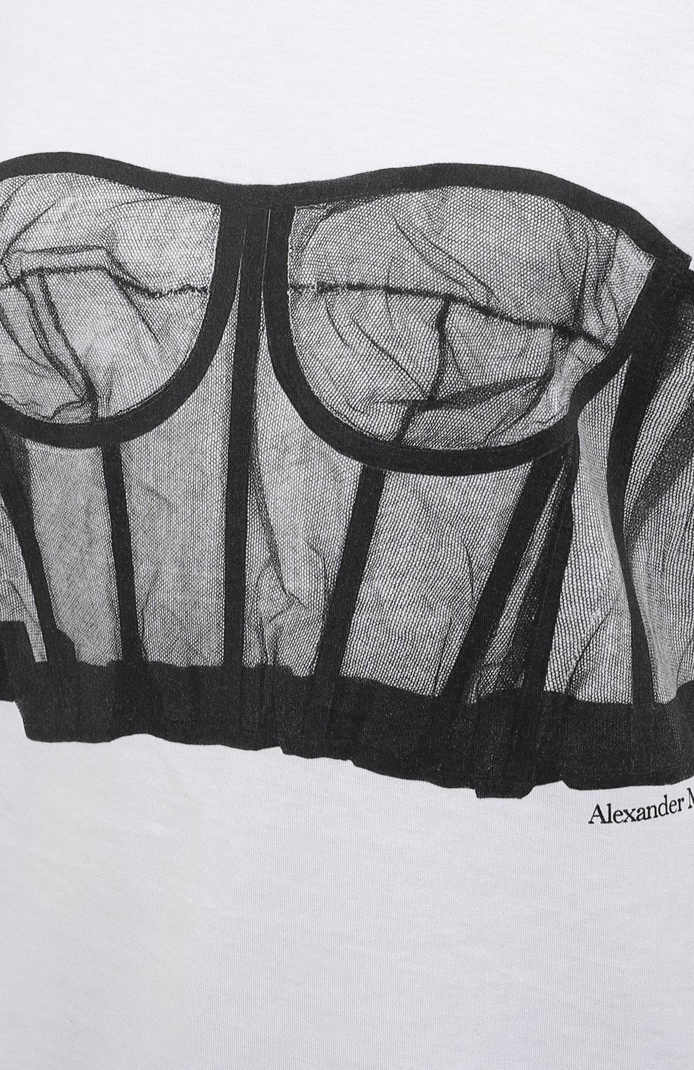 Хлопковая футболка ALEXANDER MCQUEEN, арт. 659740/QZAC5, фото 5