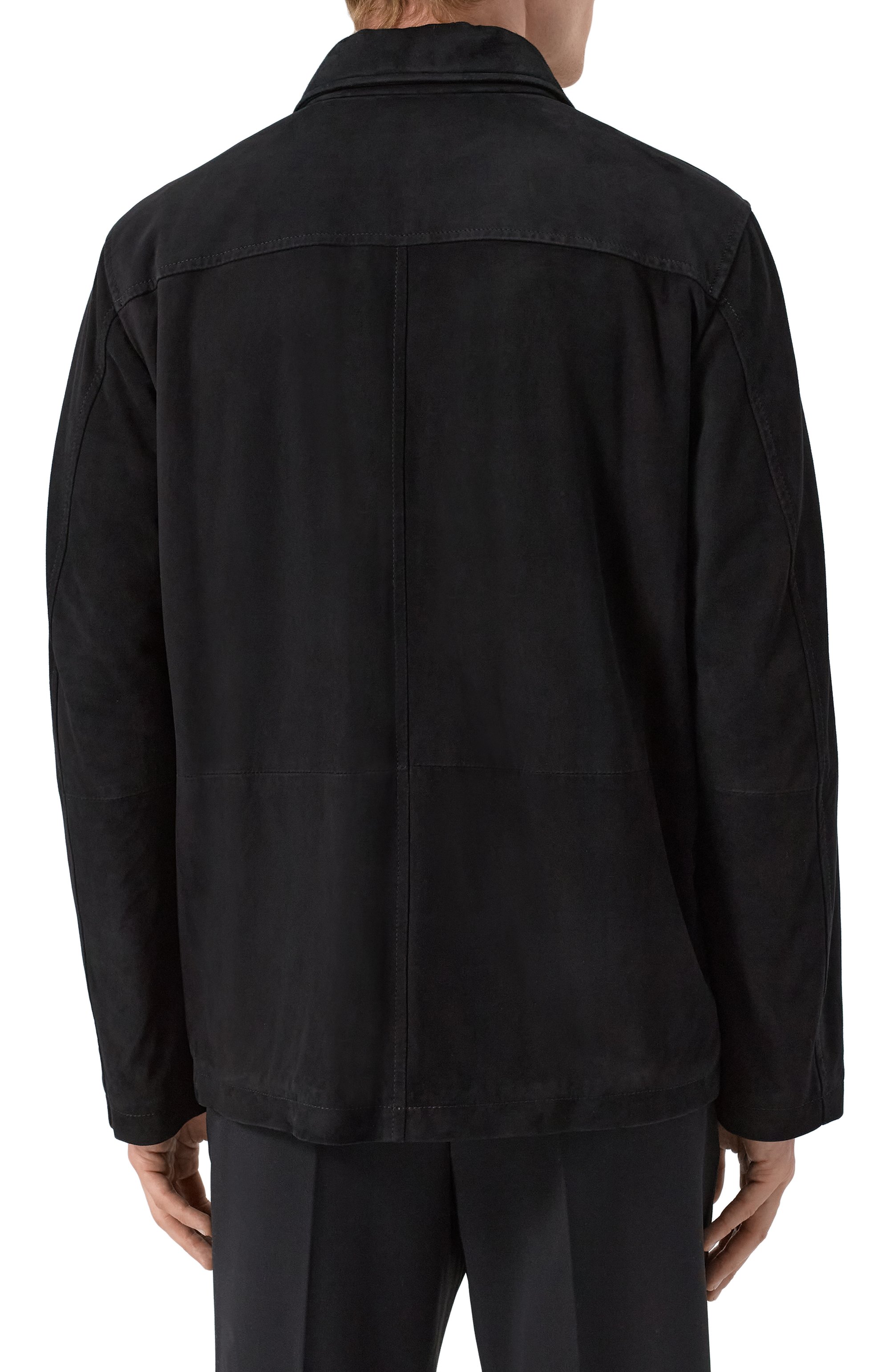 Замшевая куртка-рубашка KITON, арт. UW1936V0421F14, фото 4