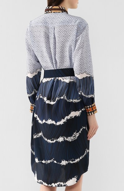 Шелковое платье BURBERRY, арт. 8024219, фото 4