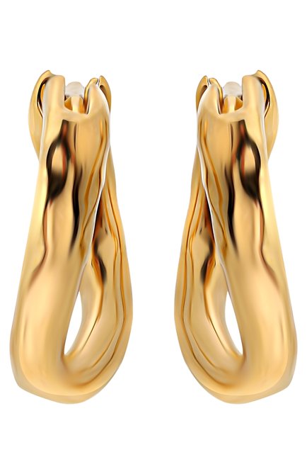 Женские серьги JIL SANDER золотого цвета, арт. J11VG0257/P4877 | Фото 1 (Региональные ограничения белый список (Axapta Mercury): Не проставлено; Нос: Не проставлено)