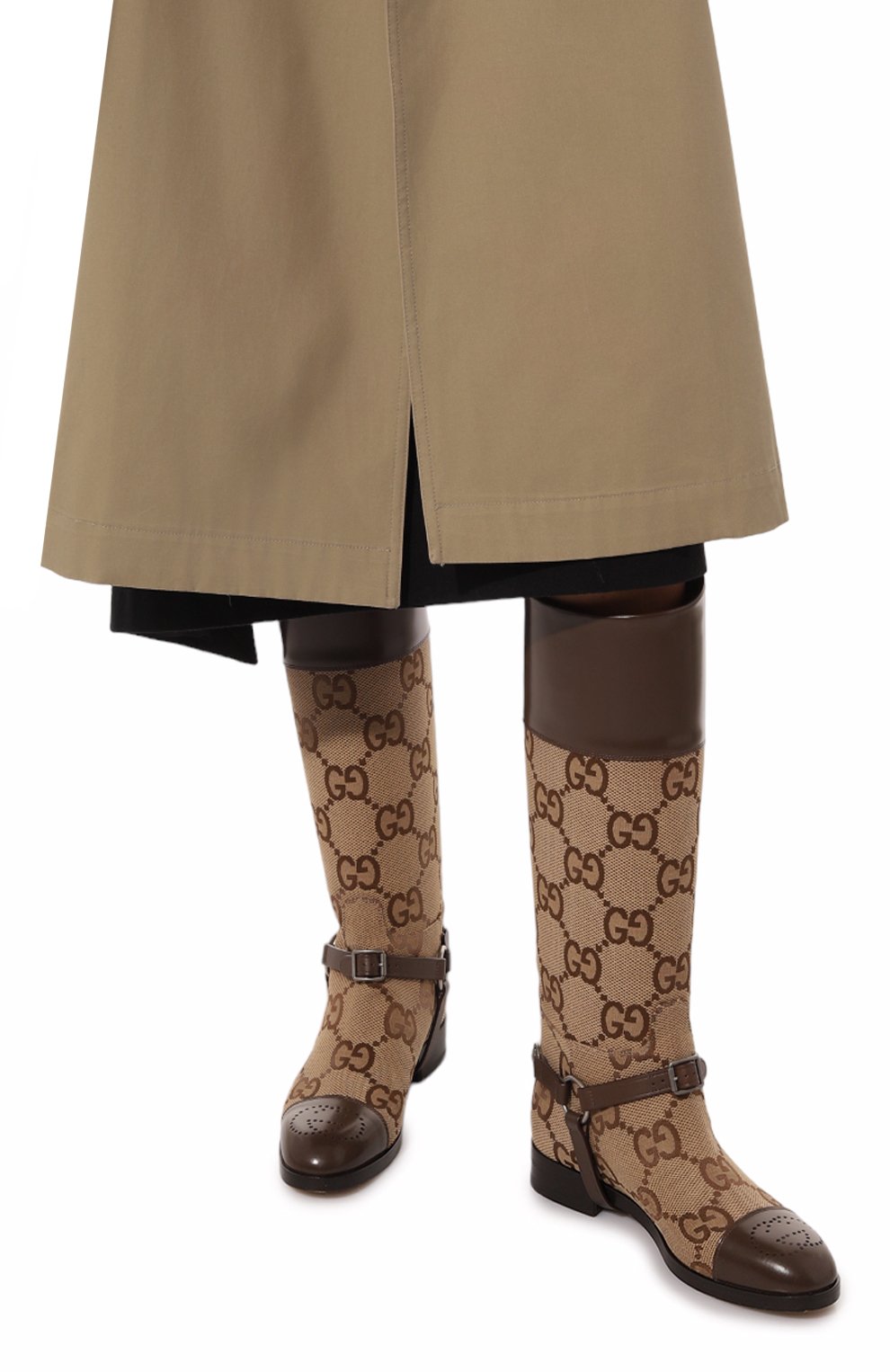 Комбинированные сапоги zelda GUCCI, арт. 674673 UKO50, фото 3