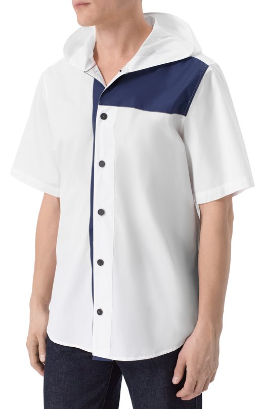 Хлопковая рубашка Kiton UMM0754K0710H01 Белый  UMM0754K0710H01 Фото 3