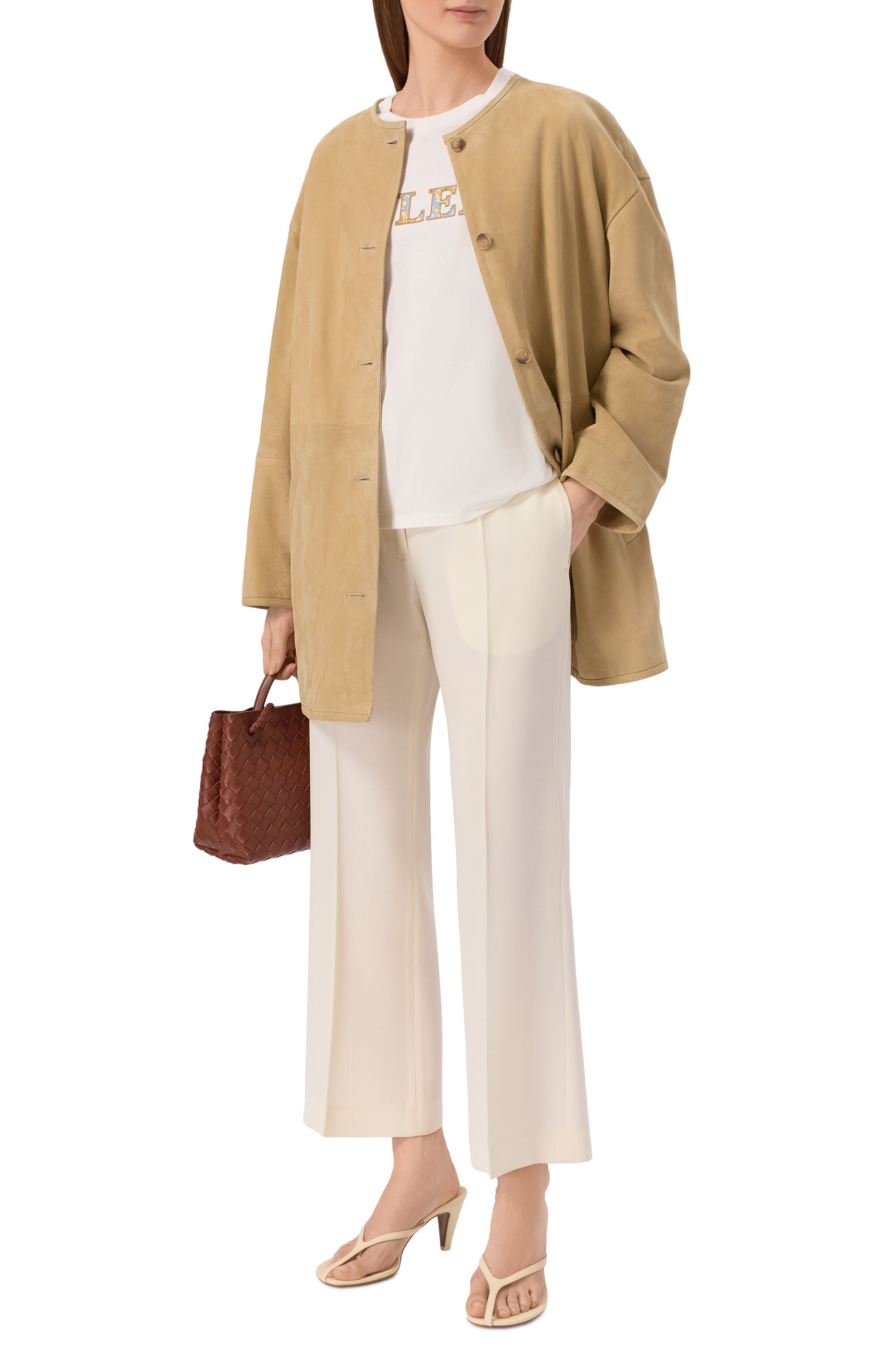 Хлопковая футболка WEEKEND MAX MARA, арт. WKDB0RA, фото 2