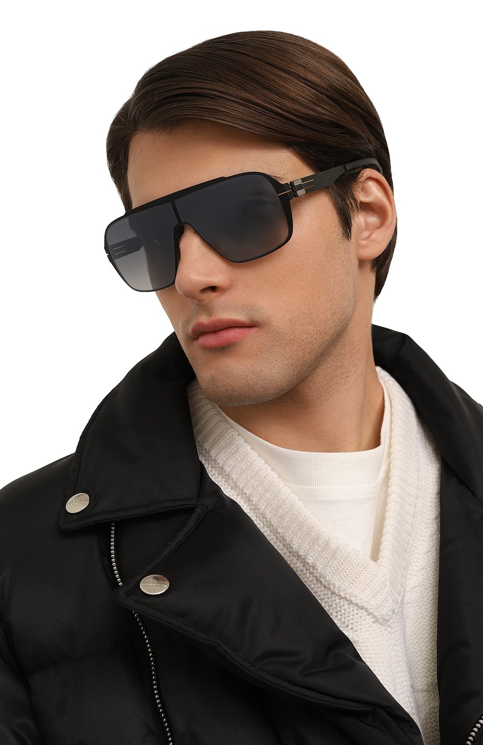 Солнцезащитные очки IC! BERLIN, арт. IB-NASH BLACK BLACK T0 GREY D0NNERSTAG, фото 2