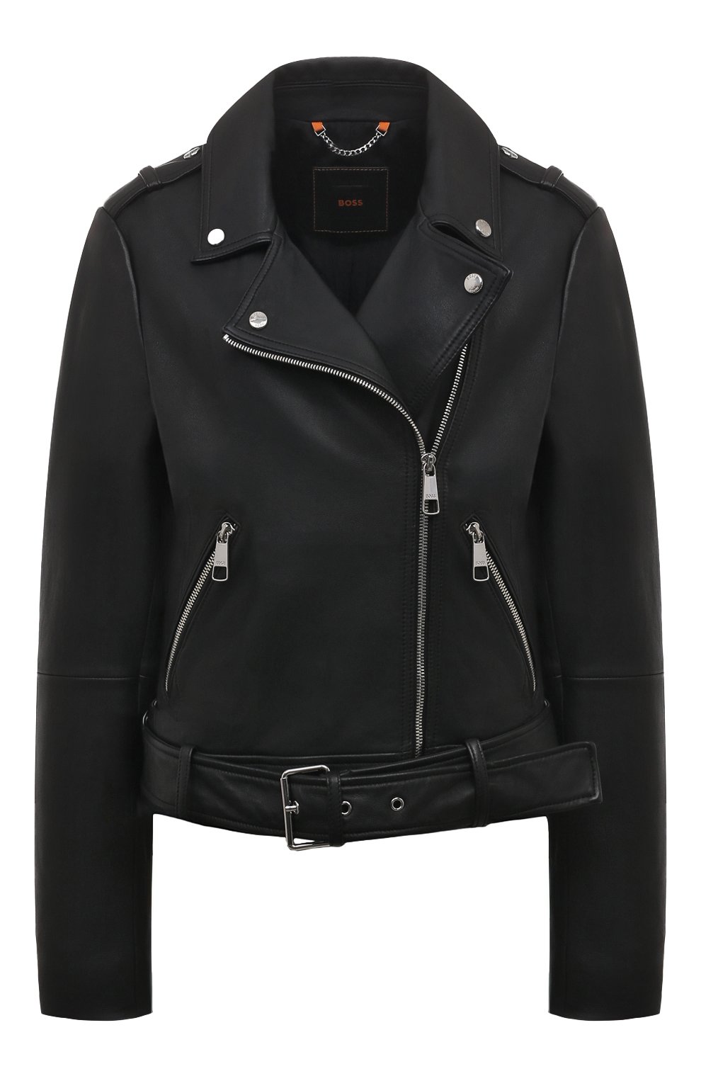 Кожаная куртка BOSS ORANGE, арт. 50510964, фото 1