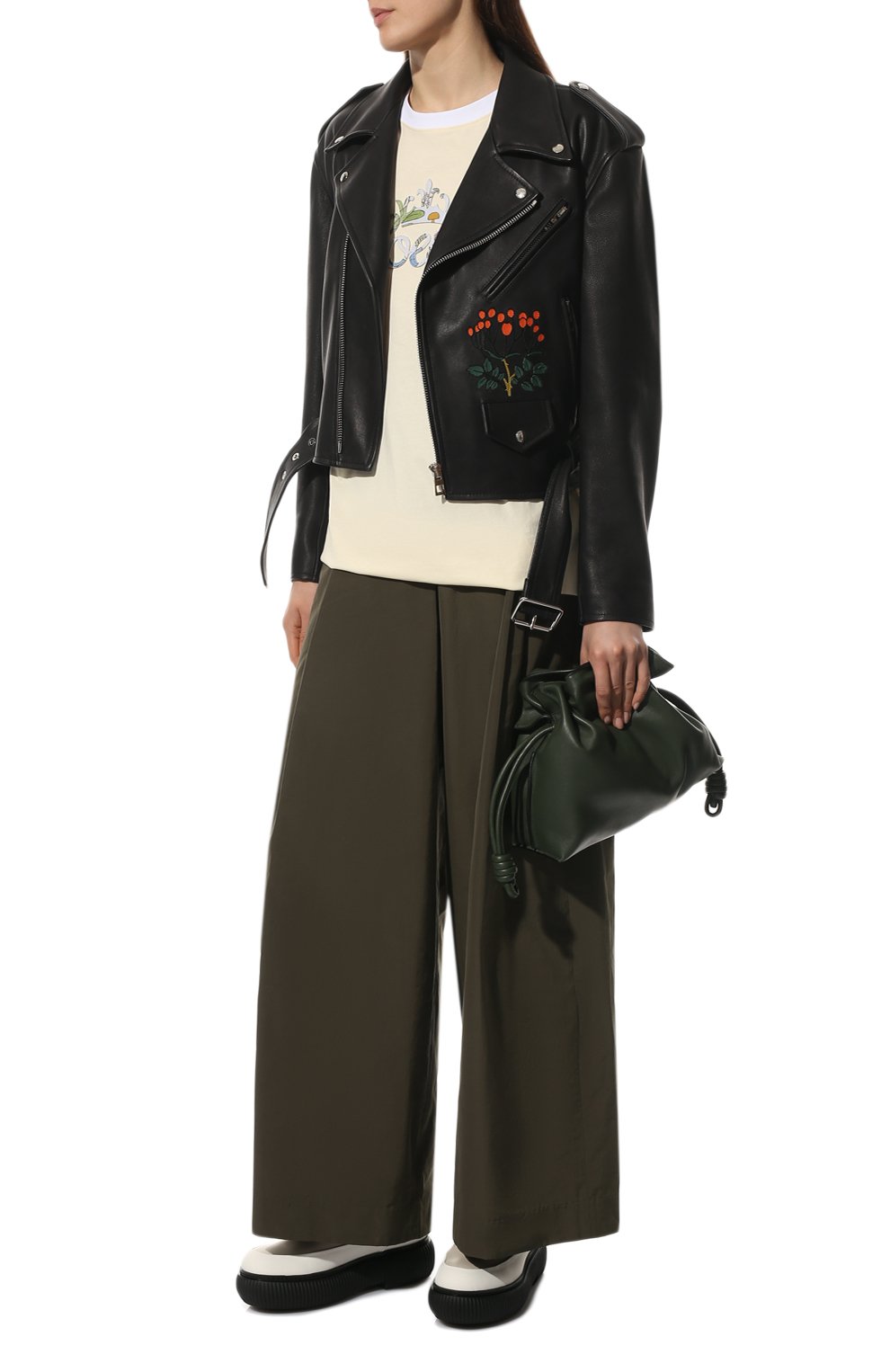 Кожаные ботинки LANVIN кремового цвета по цене 82550 руб., арт. FW-B0LI03-RULE-P22, фото 2 Кожаные ботинки LANVIN, арт. FW-B0LI03-RULE-P22, фото 2