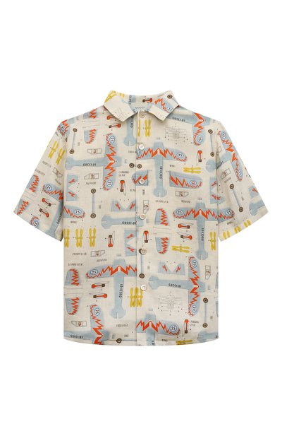 Льняная рубашка GUCCI, арт. 600395 XWAHX