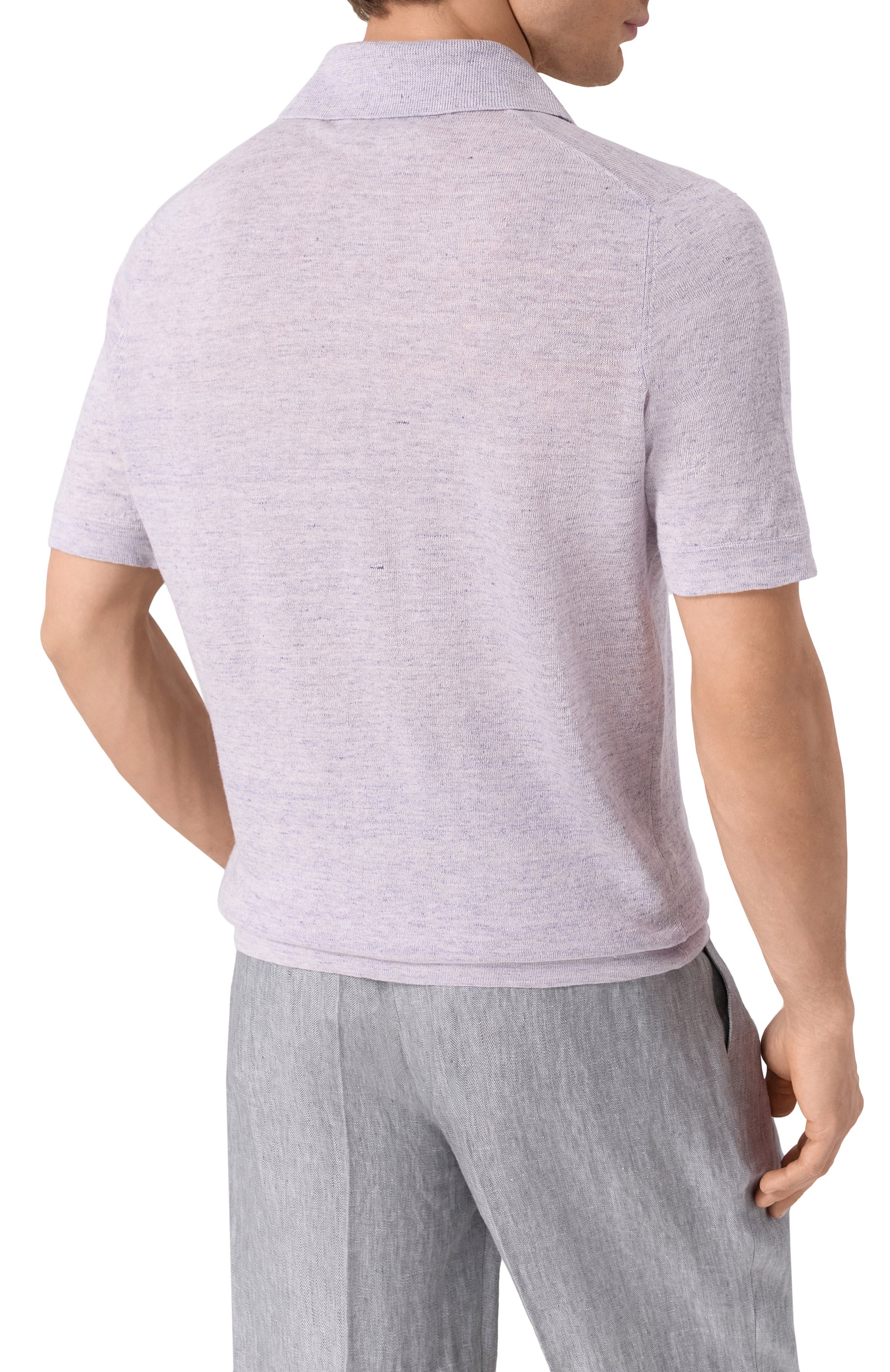 Поло изо льна и хлопка BRUNELLO CUCINELLI, арт. M2L00315, фото 4