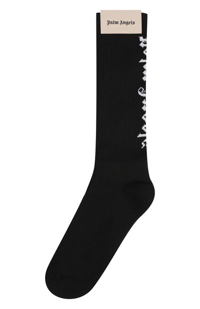 Женские хлопковые носки PALM ANGELS, арт. PWRA009F24FAB001