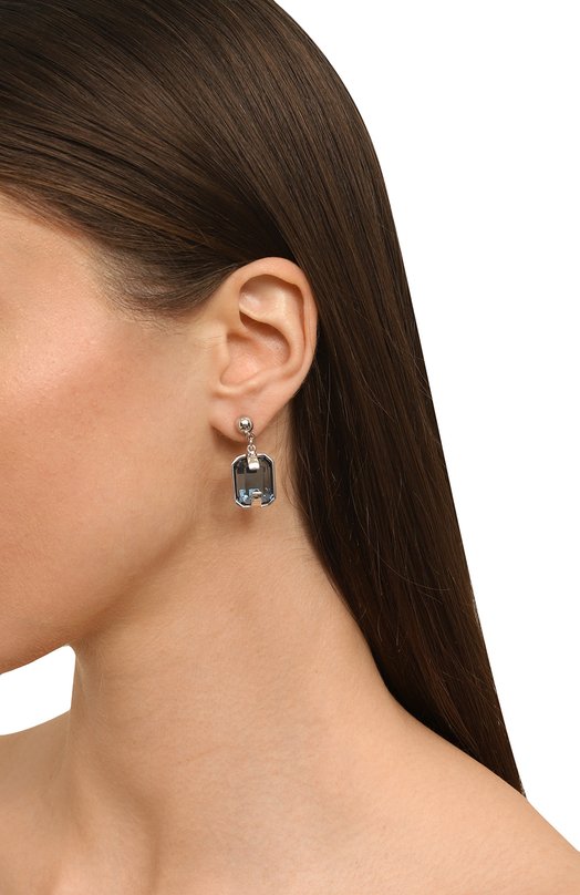 Серьги Crystalline Jewellery 381W Голубой  381W Фото 2