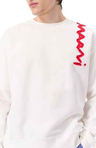 Хлопковый свитшот MARNI, арт. FUMU0074X2/UTC269, фото 5