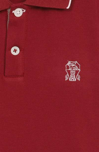 Хлопковое поло BRUNELLO CUCINELLI, арт. BE854T315B, фото 3