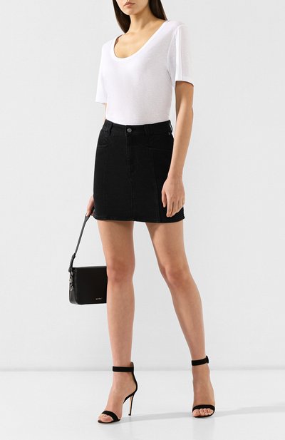 Футболка из вискозы ALEXANDERWANG.T белого цвета по цене 8795 руб., арт. 4C991004A0, фото 2 Футболка из вискозы ALEXANDERWANG.T, арт. 4C991004A0, фото 2