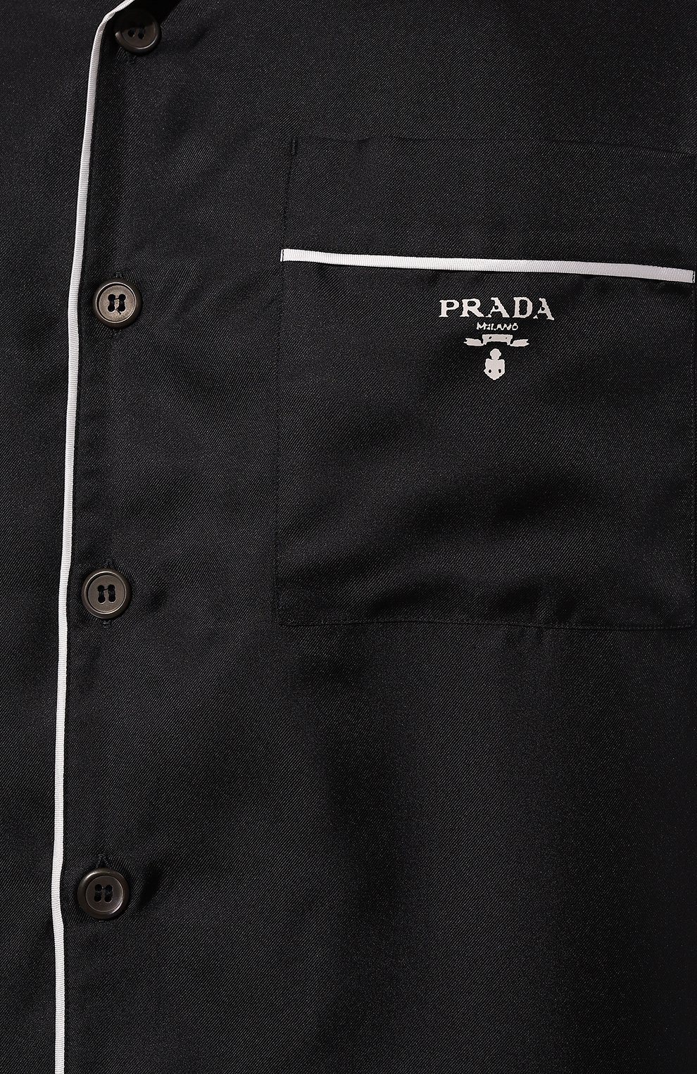 Шелковая рубашка PRADA, арт. UCS405-1QWC-F0008-212, фото 5